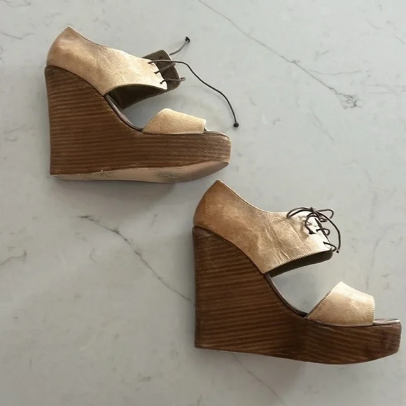 Billy Reid platform sandals EUC size 8 - Picture 5 of 6